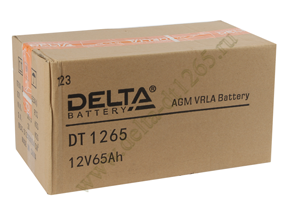 Закрытая коробка с аккумулятором Delta DT 1265